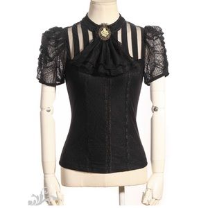 RQ-BL Red Queen’s Black Legion blouse